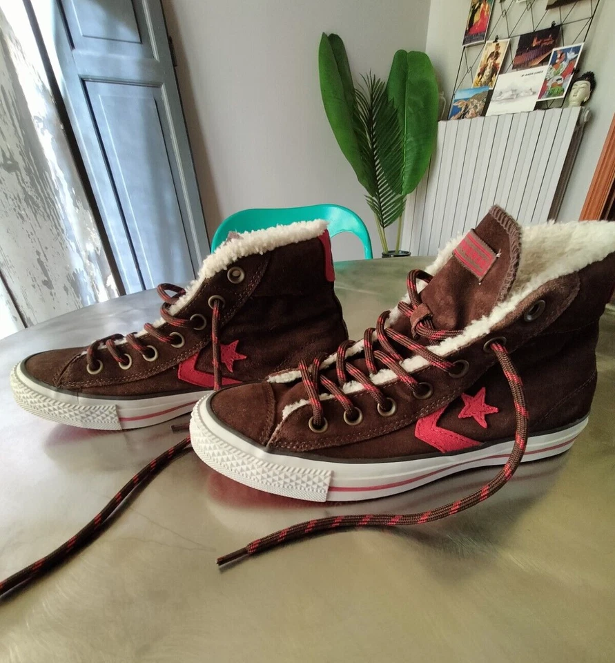 Converse All Star Player EV MD brown app 125513C EUR 38 UK 5,5 Originali Vintage - Immagine 2 di 4