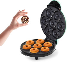Mini Donut Maker Machine for Kid-Friendly Breakfast, Snacks, Desserts More wit