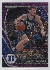 2021-22 Panini Prizm Draft Picks Purple Circles 25/50 Matt Hurt Matthew #34 b8h