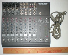 Mackie 1202-VLZ Micro Series 12 Channel Mic / Line Mixer and Power Cord