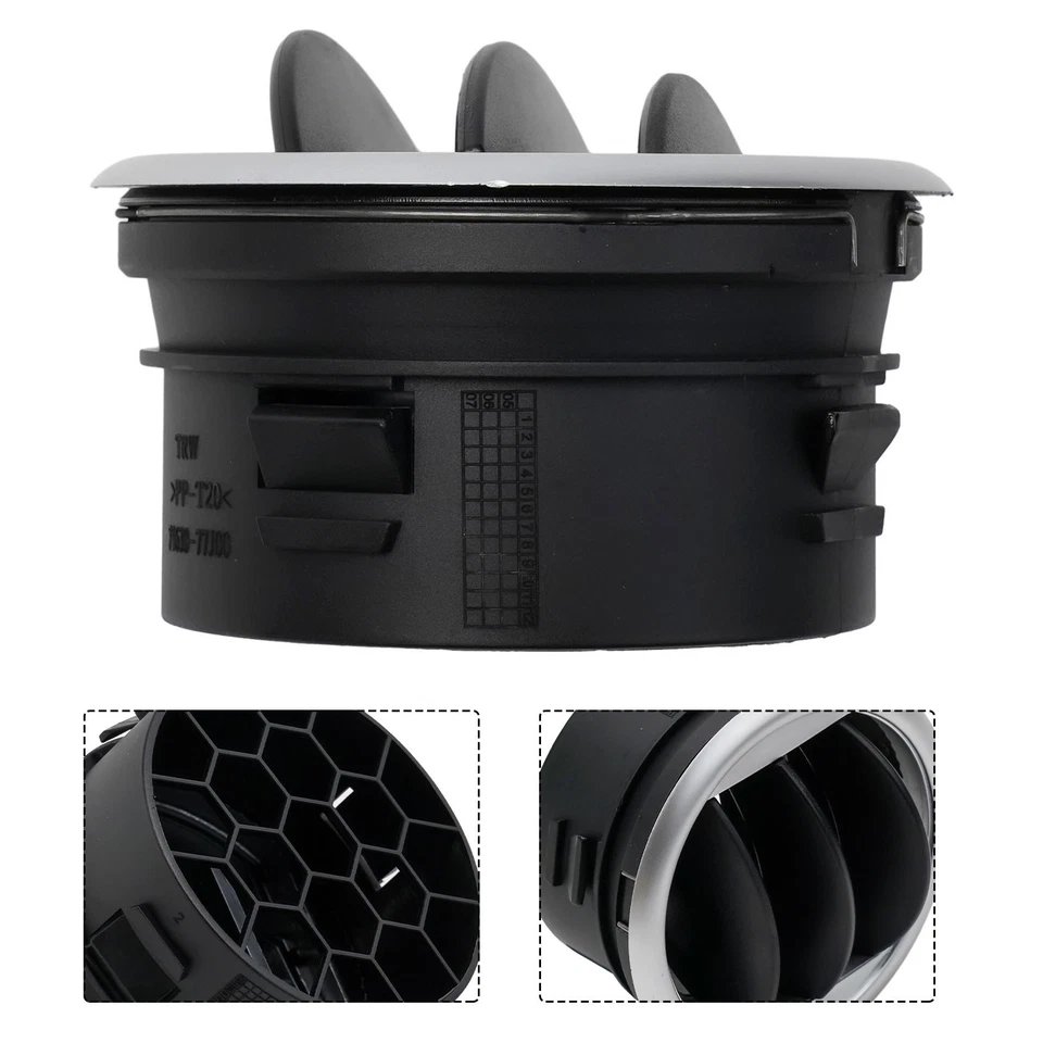 Air Vent Car Air Vent Air Conditioner Vent Triple Instrument Panel Fast Ship - Image 4 of 4