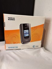 Nokia 6350 Flip Phone AT T w/ Box Charger Manuals - Works, Vintage Rare