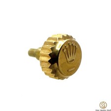 Rolex 24-530-8 Gold Crown 5.3mm Lady, Oyster, GMT, NOS Original