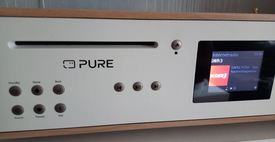 Pure Classic Stereo HiFi Music System, Internet Radio, DAB+ CD, Top in OVP - Bild 2 von 4