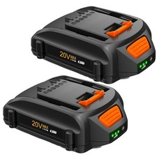 2X FOR WORX WA3520 4000MAH 20V BATTERY REPLACE WA3512 WA3502 LI-ION DRILL