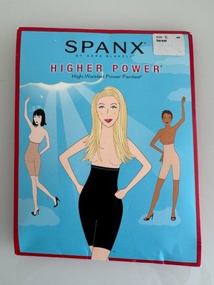 SPANX Higher Power High-Waisted Power Panties SIZE C Color: barest NIB