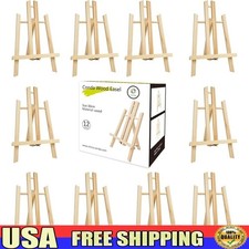 Tabletop Easels Durable Wooden Portable A Frame Mini Display Easels Art Photos