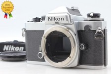 All Works MINT w/Strap Nikon FE Silver 35mm SLR Film Camera Body From JAPAN