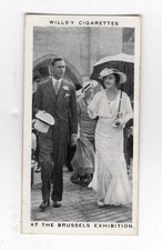 Wills Cig Card Royalty 1937 #39 British Week at the Brussels Exhibition, Belgium