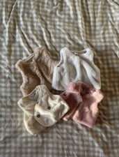 baby girls fur gilet set