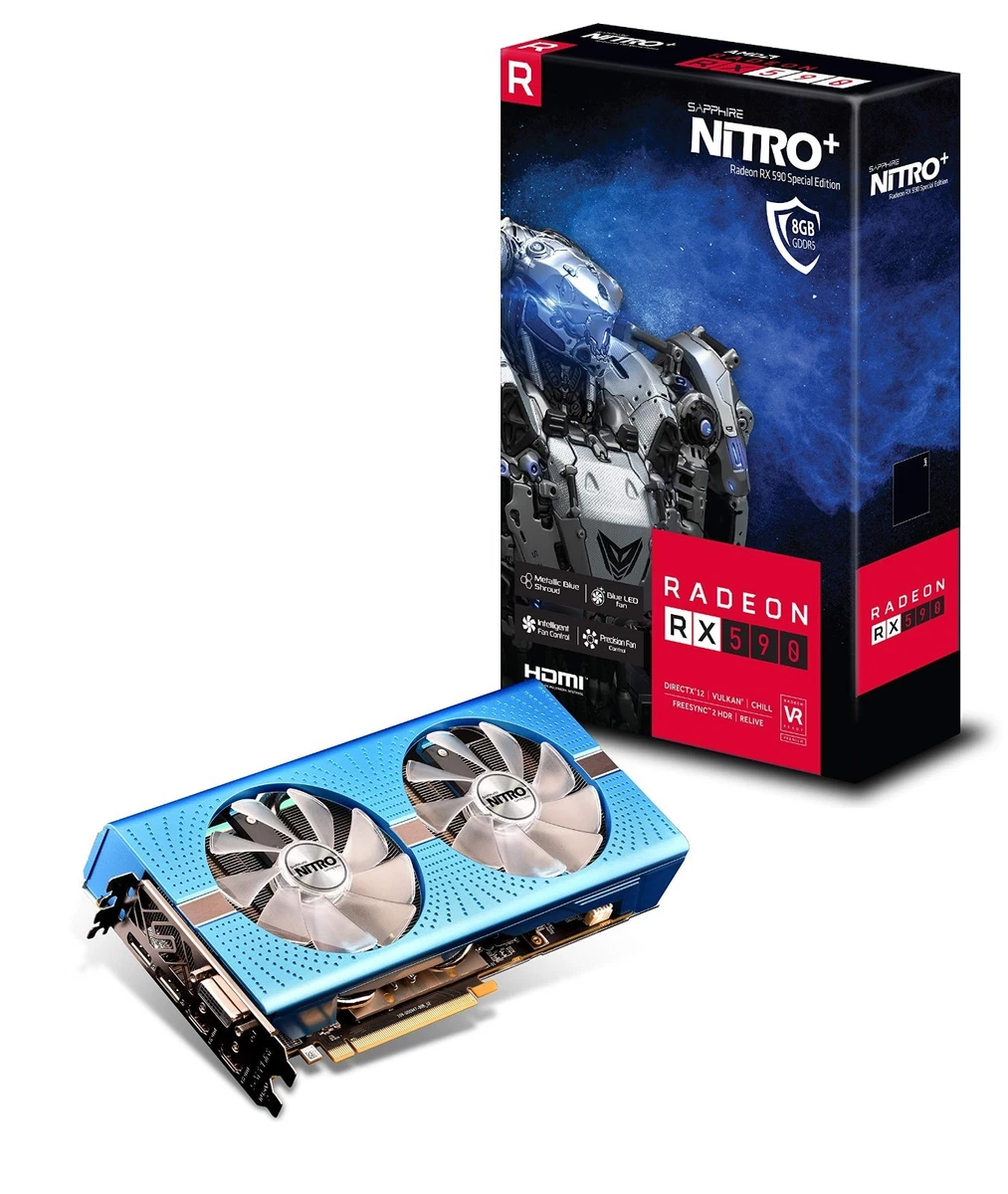 AMD Radeon RX 590 AMD 8 GB Memory Computer Graphics Cards for sale