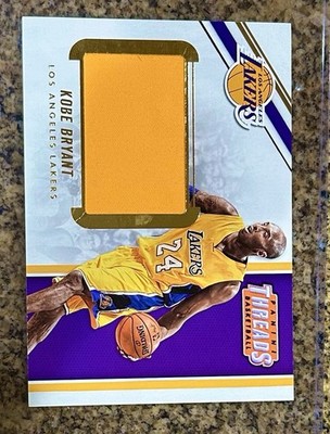 2017 Panini Threads Kobe Bryant Box Topper GAME WORN Jumbo Patch    #BTM-KBR