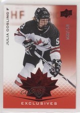 2021 Upper Deck Team Canada Juniors Exclusives 68/250 Julia Gosling #59 1ai1