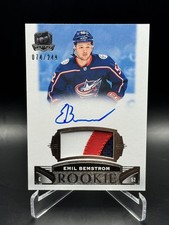 2019 UPPER DECK THE CUP #108 EMIL BEMSTROM ROOKIE PATCH AUTO RC NUMBERED/249 RPA