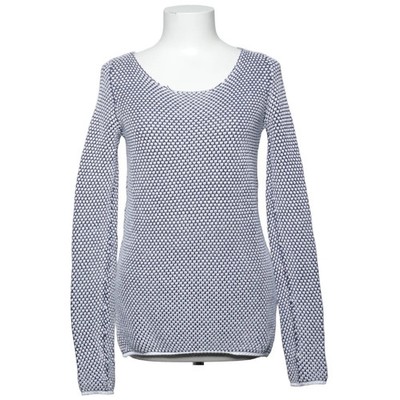 Lawrence Grey, Strickpullover, Größe: S, Blau/Weiß, Baumwolle, Hahnentritt #ur2