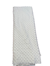 Cream Dimple Dot Minky Plush Fabric 60" Wide Soft Raised Dot Fabric