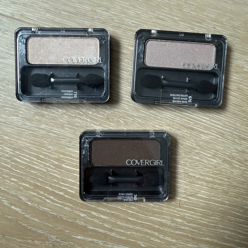 Lot (3) NOS Covergirl Eye Enhancers Eyeshadow Discontinued Rare 670 710 740 - Image 2 of 4