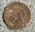 1887 Indian Head Cent - Exact Coin - Save with Combined Shipping