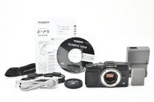  READ DDP US OLYMPUS PEN E-P5 16.0MP Mirrorless Digital Camera Black EXC 5 