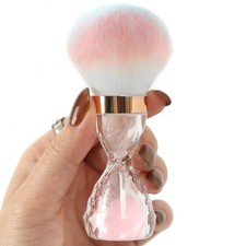 Ruetail Nail Dust Brush for Acrylic Nails,Soft Art Pink