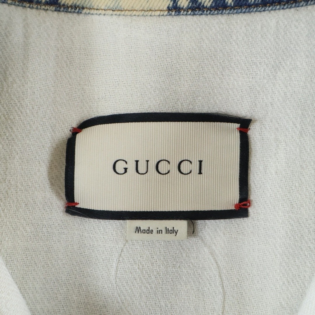 GUCCI 17SS ALESSANDRO MICHELE STUDDED DENIM JACKET Alessan Romicale period Used thumbnail 7