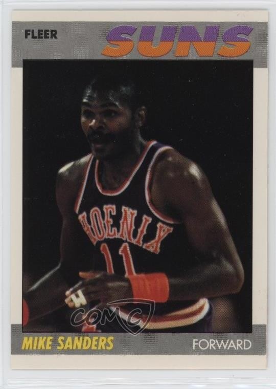 1987-88 Fleer Mike Sanders #96 05v0