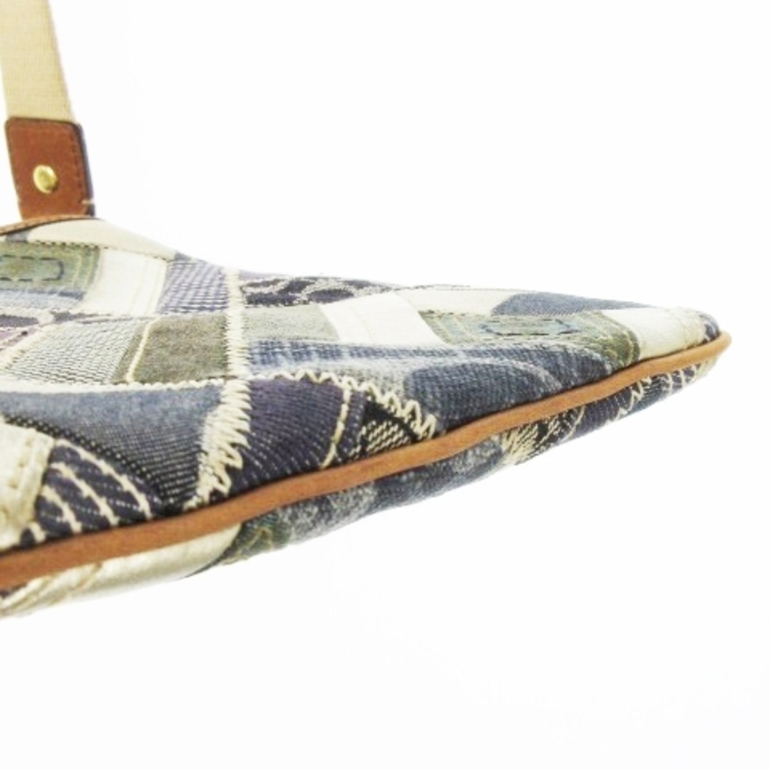 COACH Shoulder Bag Patchwork Canvas Signature All… - image 4