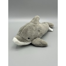 Sea World Dolphin Gray Plush 14 Inch Stuffed Animal