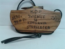 Pre WWII vintage hand made souvenir from Army Service Poland 1938-39 30 PP KOP