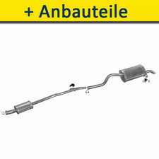 Auspuff Auspuffanlage für RENAULT CLIO II FLIEßHECK 1.4 75PS 1998-2001