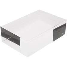 Plymor Clear Polished Acrylic Rectangular Dis...