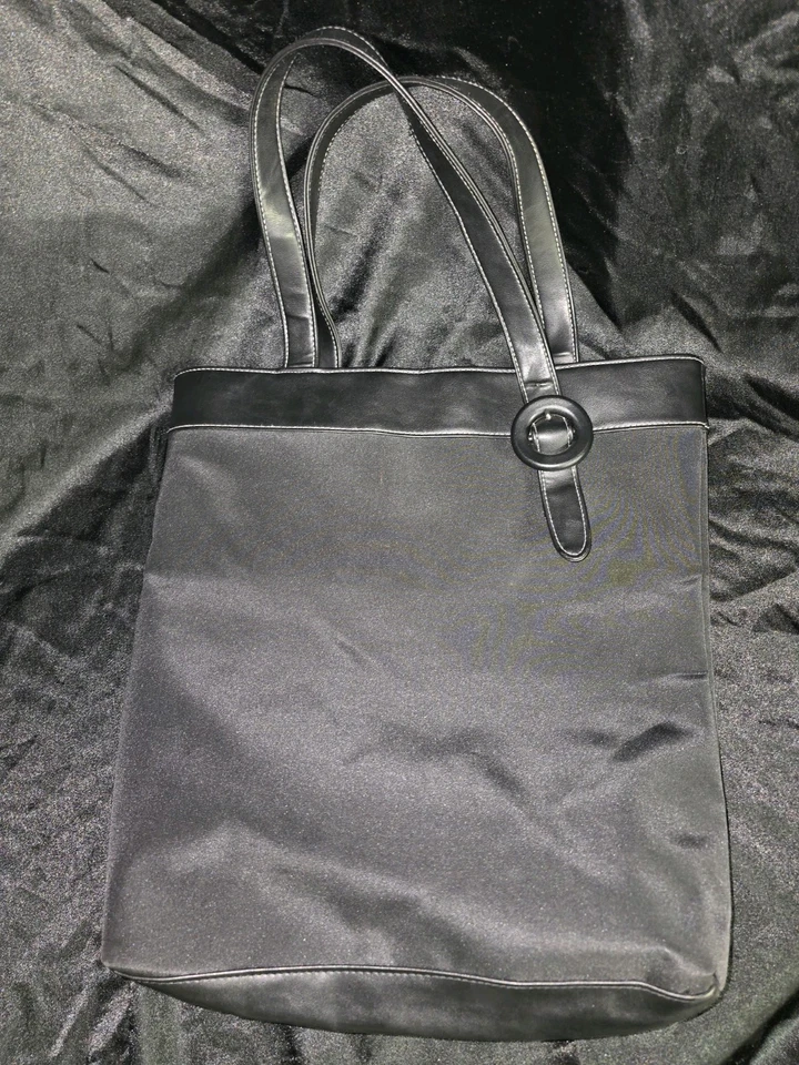 Bolso de Mano Givenchy Parfums Negro Bolso de Hombro Cartera a Rayas Foto 2 de 4