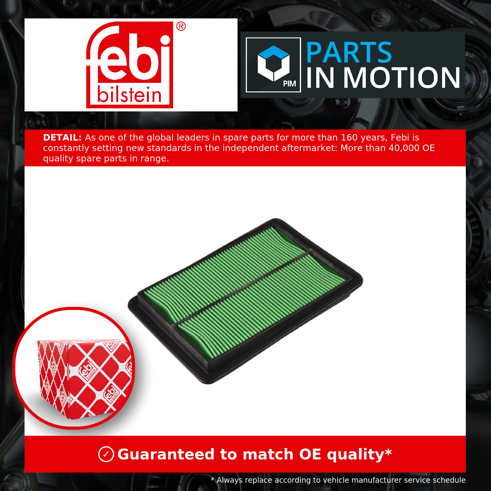 Air Filter fits NISSAN X-TRAIL T32 1.3 2019 on HR13DDT 165464BA1A 165464BA1B New - Image 2