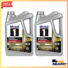 Mobil 1 Extended Performance High Mileage 5W-20 Full Synthetic Oil 5 Qt, 2 PK 25.60 per gallon