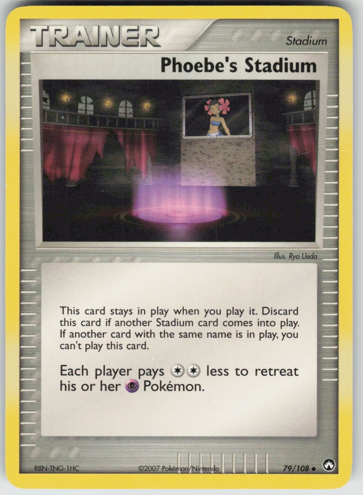 Pokemon Phoebe's Stadium 79/108 Power Keepers Uncommon LP