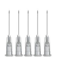 100Pcs 27Ga 1 Inch Needle with Cap for Lab Supplies, Measuring and 27G
