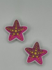 Cute Sea ocean Crustaceans Animals Starfish - Set Shoe Charms croc decoration
