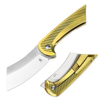Kizer Dawn Sheepsfoot Pocket Folding Knife S35VN Blade Titanium Handle KI3673A1