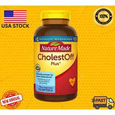 Nature Made CholestOff PLUS 900mg 210 Softgels Lower Cholesterol expiry 2027