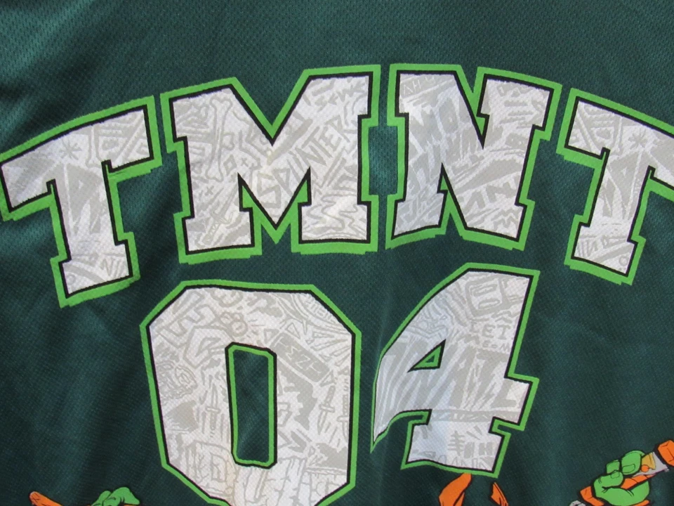 TMNT 忍者神龟棒球球衣男孩尺寸 10-12 Mayhem — 第 4/4 张图片