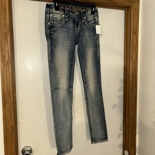 rock revival jeans womens 26 skinny Leylee
