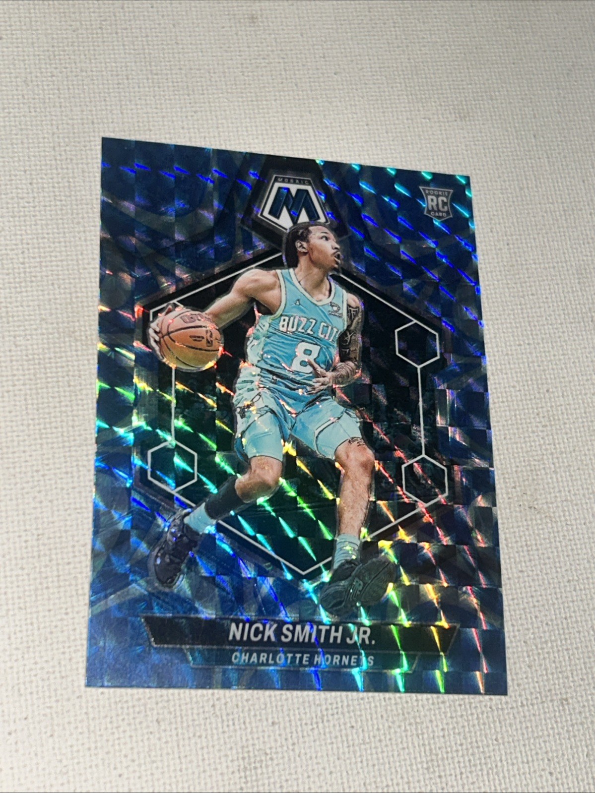 🏀 NICK SMITH JR ROOKIE BLUE MOSAIC PRIZM 2023-24 Panini Reactive #242