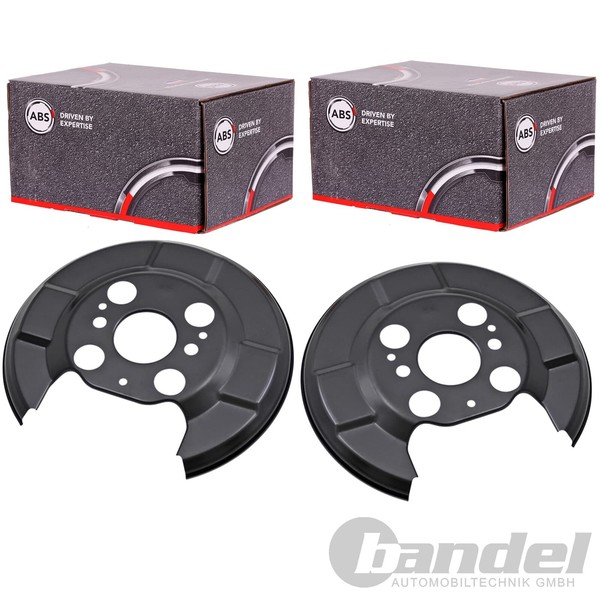 2X A.B.S. Spritzbleche Bremsscheiben Hinten Passend FüR Honda Civic | 11489-image