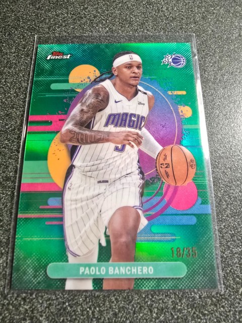 Paolo Banchero 2025-26 Topps Finest Basketball 18/35 Green Uncommon #154