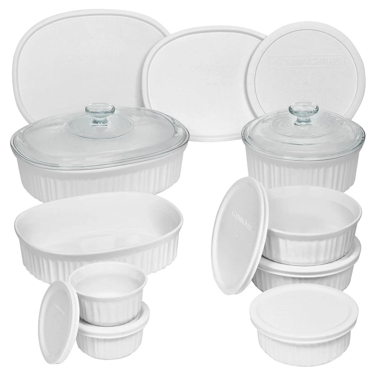CorningWare French White