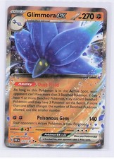 GLIMMORA EX 123/197 DOUBLE RARE OBSIDIAN FLAMES POKEMON HOLO NM