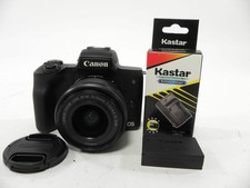 Canon EOS M50 Mark II 24.1mp Mirrorless Digital w/EF-M 15-45 IS STM AS IS Read?