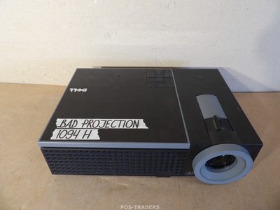 Dell 1409X Projector Beamer XGA DLP 2500 Lumens - 1,094 HOURS - BAD PROJECTION
