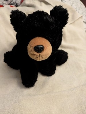 TEDDY BEAR Bearington Collection BLACK Laying 9'' Plush Stuffed Toy Animal