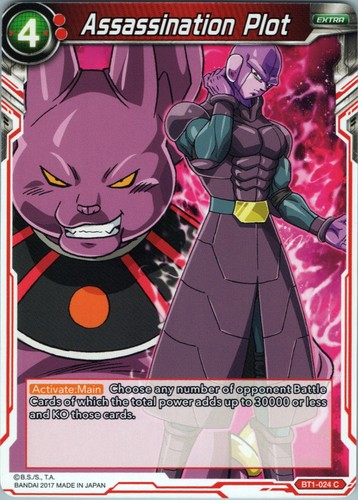 Assassination Plot BT1-024 Common - Galactic Battle - Dragon Ball Super TCG